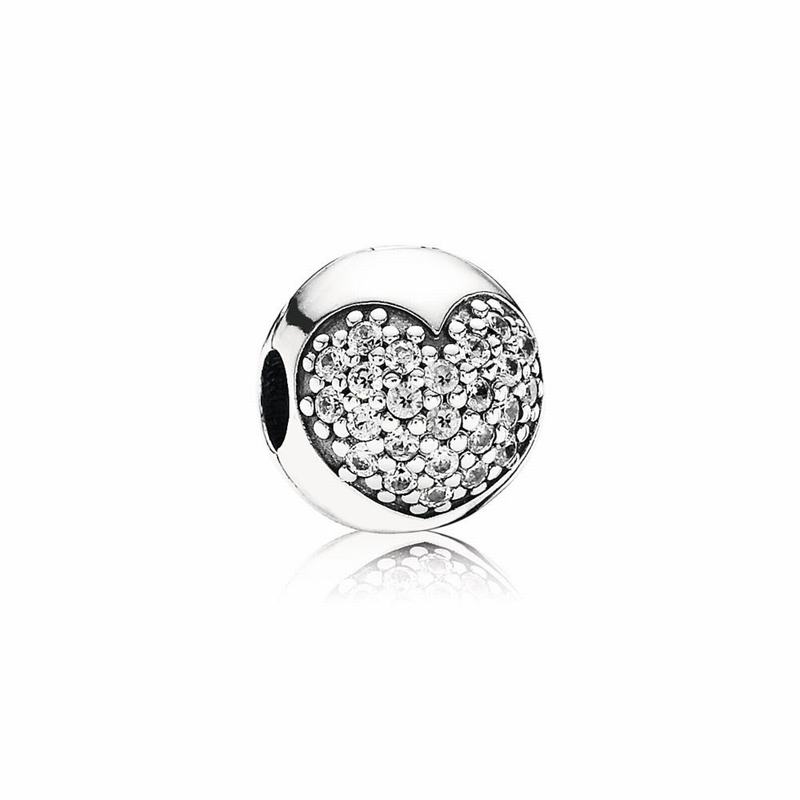 Pandora Love Of My Life Clip Charm Outlet NZ, Sterling Silver (583264-XLP)